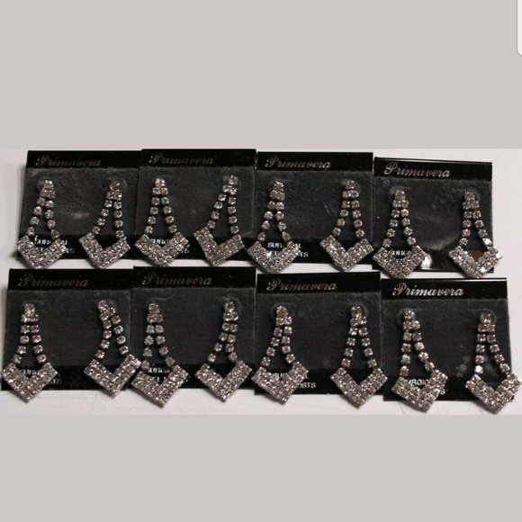 Primavera Jewelry - Wedding Party Bridesmaid earring set PM 1400B